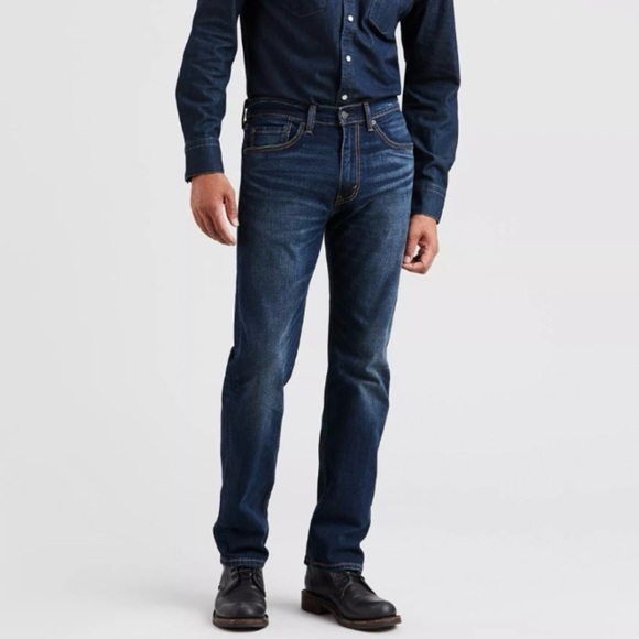 Levi’s 505 REGULAR FIT MEN'S Straight Leg Stretch JEANS in Roth Size 29*30 - Picture 4 of 16